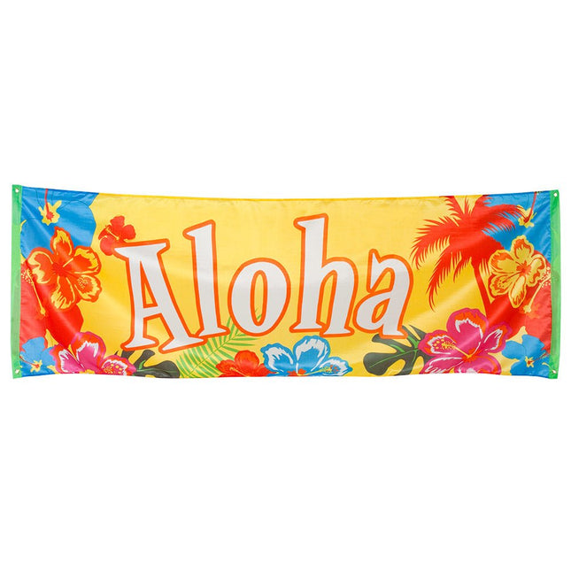 Hawaii Vlag Aloha 2,2m van Boland koop je bij Partywinkel