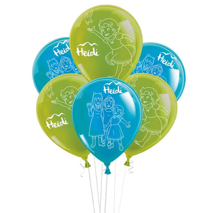 Heidi-ballonger 25 cm, 10 st