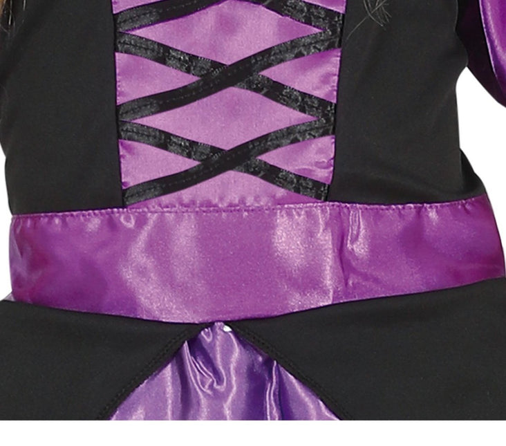 Heks Halloween Kostuum Meisje Paars van Fiestas Guirca koop je bij Partywinkel