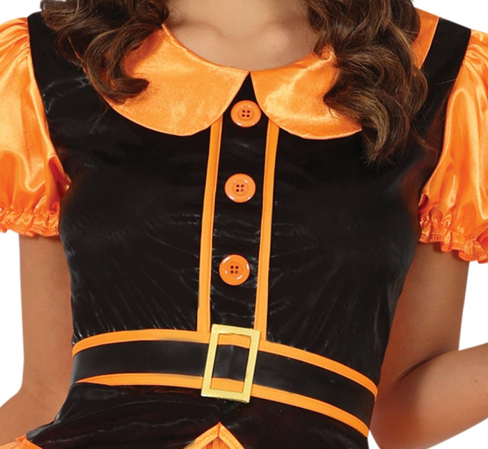Heks Jurk Oranje Dames van Fiestas Guirca koop je bij Partywinkel