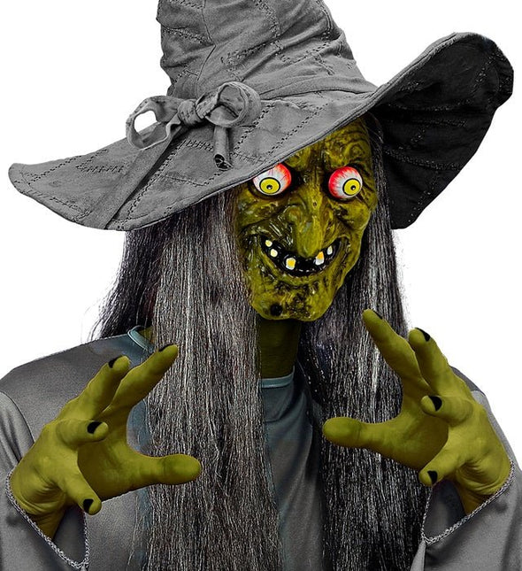 Heks Masker Bewegende Ogen van Widmann koop je bij Partywinkel