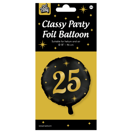 Helium Ballon 25 Jaar Leeg 30cm van Paper Dreams koop je bij Partywinkel