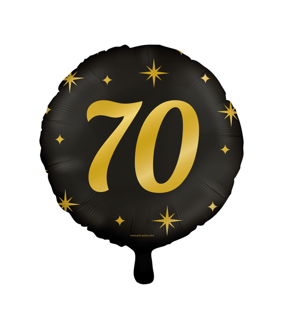 Helium Ballon 70 Jaar Leeg 30cm van Paper Dreams koop je bij Partywinkel