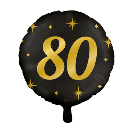 Helium Ballon 80 Jaar Leeg 30cm van Paper Dreams koop je bij Partywinkel