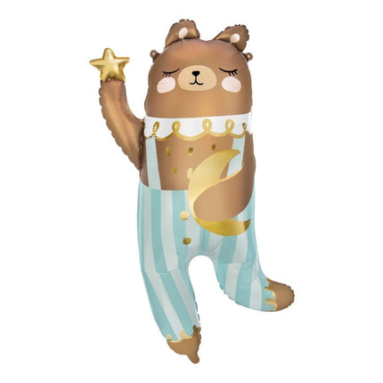 Helium Ballon Beer Leeg 90cm van Partydeco koop je bij Partywinkel