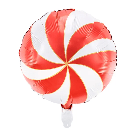 Helium Ballon Candy Rood Leeg 35cm van Partydeco koop je bij Partywinkel