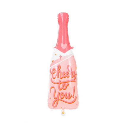Helium Ballon Cheers To You Leeg 97cm van Partydeco koop je bij Partywinkel