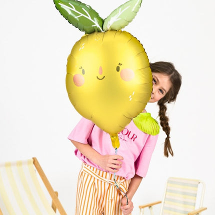 Helium Ballon Citroen Leeg 60cm van Partydeco koop je bij Partywinkel