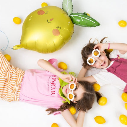 Helium Ballon Citroen Leeg 60cm van Partydeco koop je bij Partywinkel