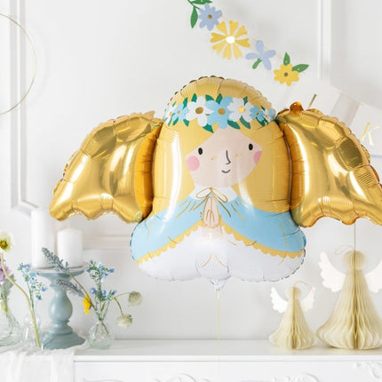 Helium Ballon Engel Leeg 77cm van Partydeco koop je bij Partywinkel