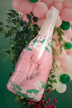 Helium Ballon Fles Bride To Be Leeg 1,08m van Partydeco koop je bij Partywinkel