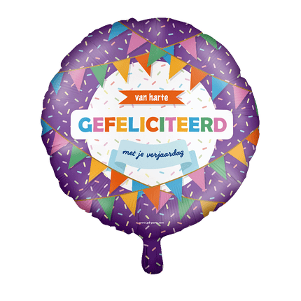 Helium Ballon Gefeliciteerd 46cm van Paper Dreams koop je bij Partywinkel