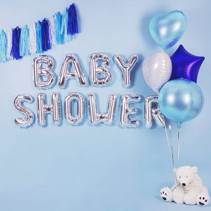 Helium Ballon Hart Wit Leeg 45cm van Partydeco koop je bij Partywinkel