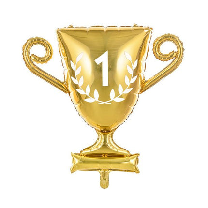 Helium Ballon Kampioensbeker Leeg 64cm van Partydeco koop je bij Partywinkel