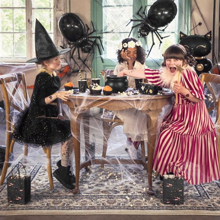 Helium Ballon Kat Zwart Leeg 48cm van Partydeco koop je bij Partywinkel