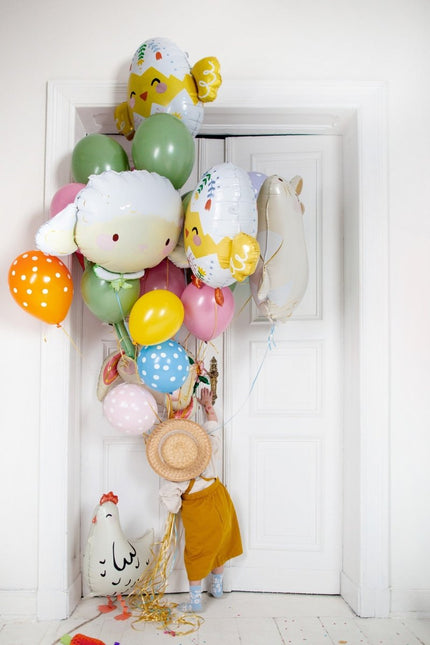 Helium Ballon Kip Leeg 57cm van Partydeco koop je bij Partywinkel
