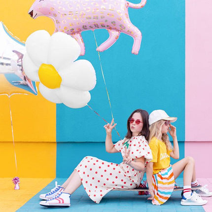 Helium Ballon Luipaard Leeg 1,14m van Partydeco koop je bij Partywinkel