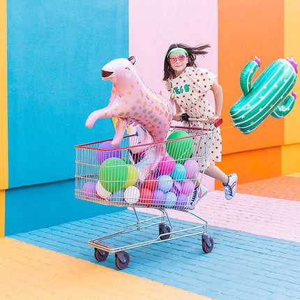 Helium Ballon Luipaard Leeg 1,14m van Partydeco koop je bij Partywinkel