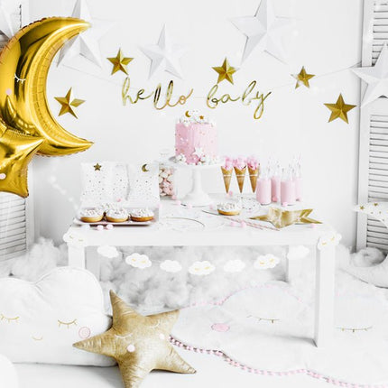 Helium Ballon Maan Leeg 60cm van Partydeco koop je bij Partywinkel