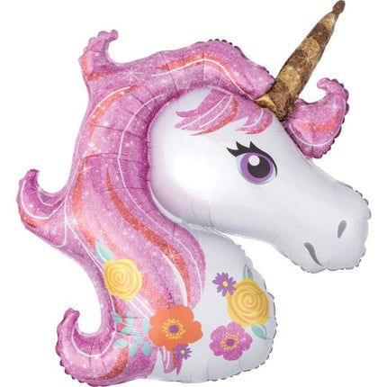 Helium Ballon Magische Unicorn Leeg 83cm van Riethmueller koop je bij Partywinkel