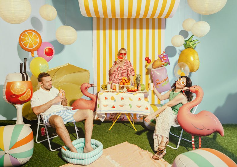 Helium Ballon Sinaasappel 35cm Leeg van Partydeco koop je bij Partywinkel