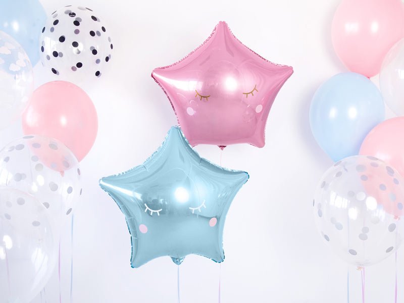 Helium Ballon Ster Lichtroze Leeg 48cm van Partydeco koop je bij Partywinkel
