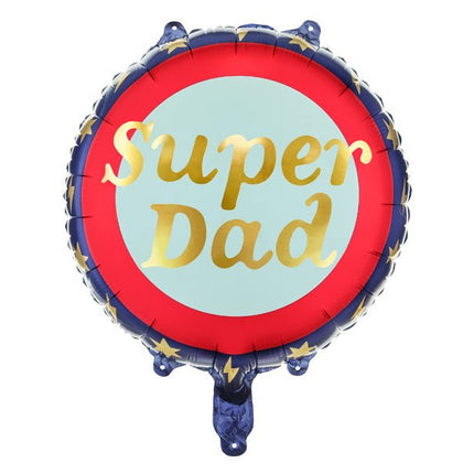 Helium Ballon Super Dad Leeg 45cm van Partydeco koop je bij Partywinkel