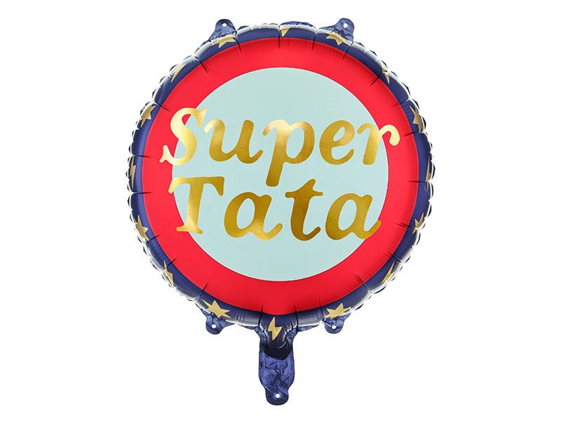 Helium Ballon Super Tata Leeg 45cm van Partydeco koop je bij Partywinkel