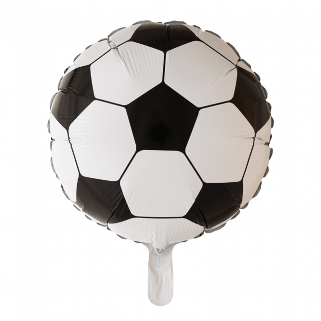 Helium Ballon Voetbal 45cm leeg van WeFiesta koop je bij Partywinkel