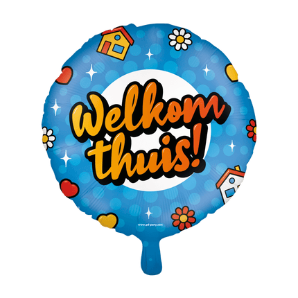 Helium Ballon Welkom Thuis Leeg 30cm van Paper Dreams koop je bij Partywinkel