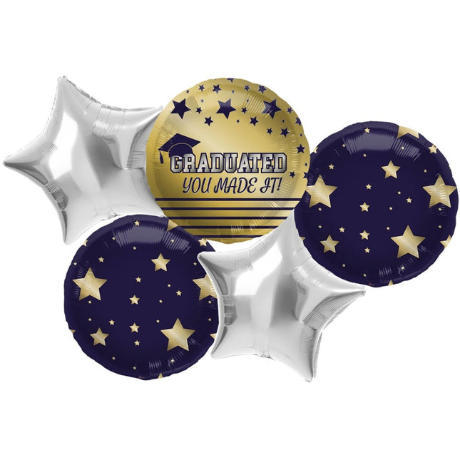 Helium Ballonnenset Geslaagd 5st van Folat koop je bij Partywinkel