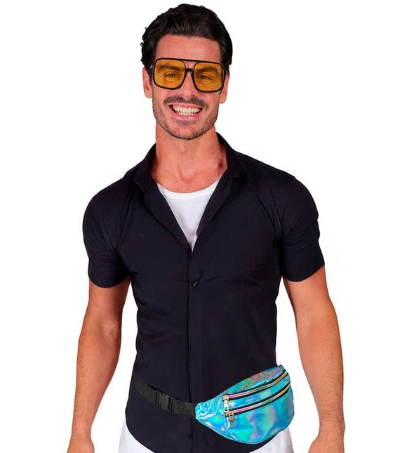 Heuptas Blauw Holografisch van Widmann koop je bij Partywinkel