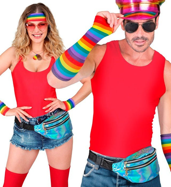 Heuptas Blauw Holografisch van Widmann koop je bij Partywinkel