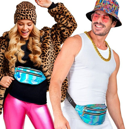 Heuptas Blauw Holografisch van Widmann koop je bij Partywinkel