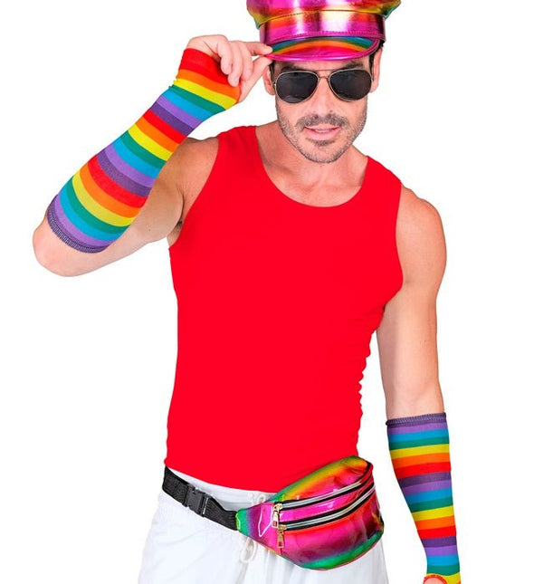 Heuptas regenboog holografisch van Widmann koop je bij Partywinkel