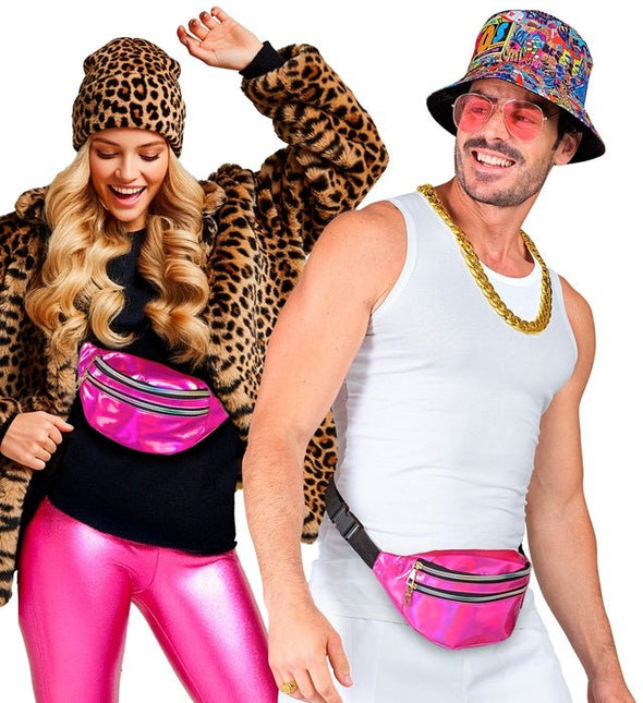 Heuptas Roze Holografisch van Widmann koop je bij Partywinkel