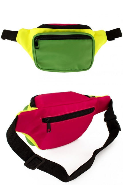 Heuptasje Roze/Geel/Groen van PartyXplosion koop je bij Partywinkel