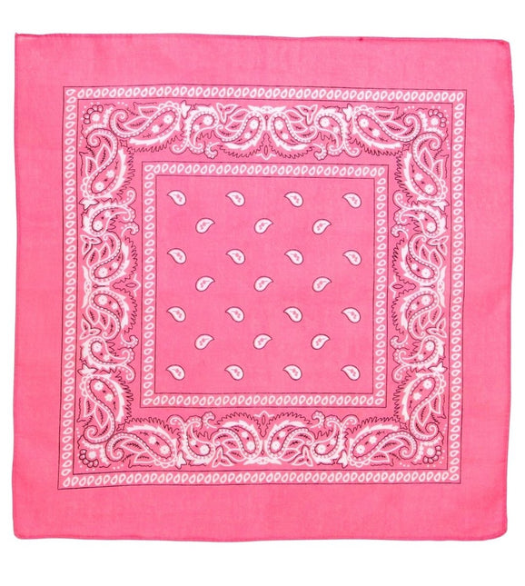 Hippie 60S Bandana Roze 55cm van Widmann koop je bij Partywinkel