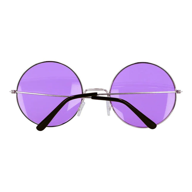 Hippie 60S Bril Paars Xl van Boland koop je bij Partywinkel