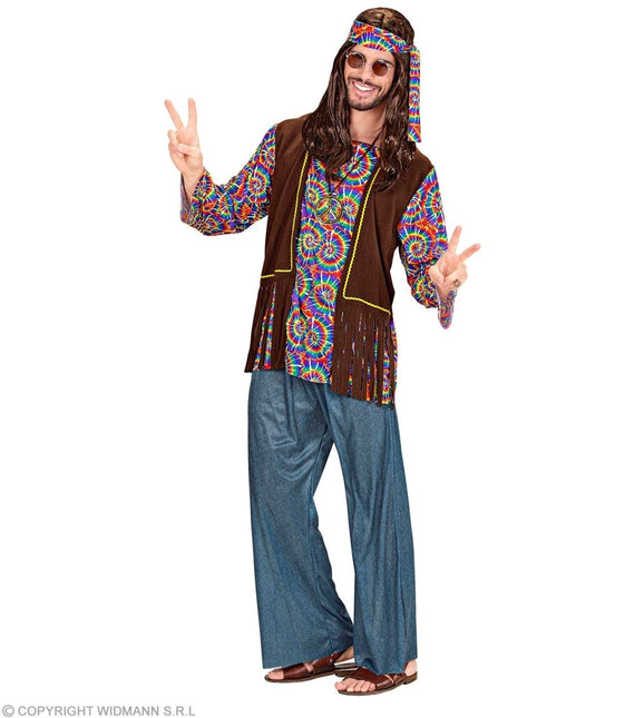 Hippie 60S Kostuum Heren 5 delig van Widmann koop je bij Partywinkel