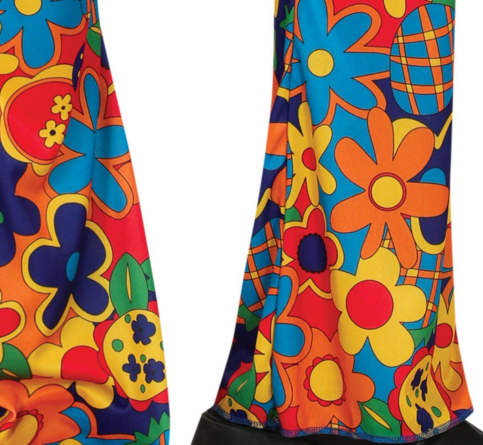 Hippie 60S Kostuum Heren Bloemen 3 delig van Fiestas Guirca koop je bij Partywinkel
