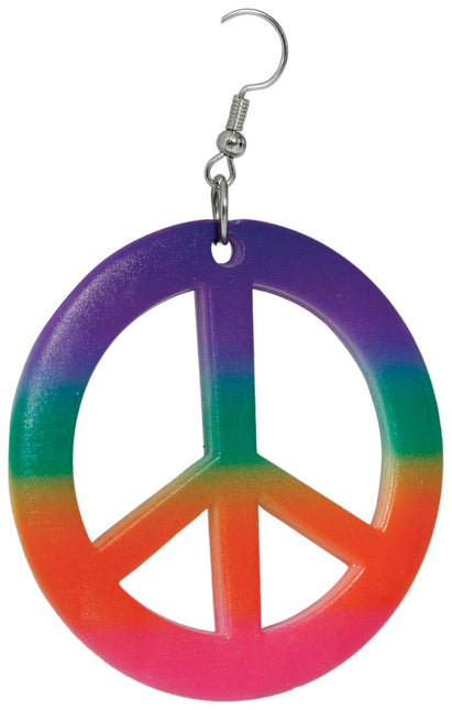 Hippie 60S Oorbellen van Fiestas Guirca koop je bij Partywinkel