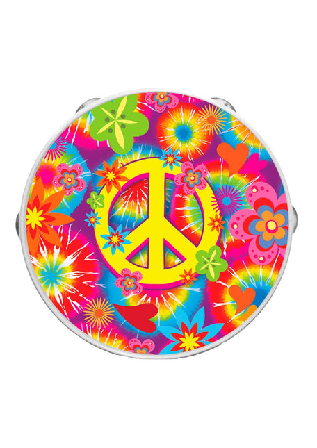 Hippie 60S Tamboerijn 17cm van Fiestas Guirca koop je bij Partywinkel