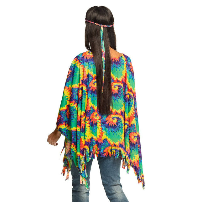 Hippie Poncho Set 2 delig van Boland koop je bij Partywinkel