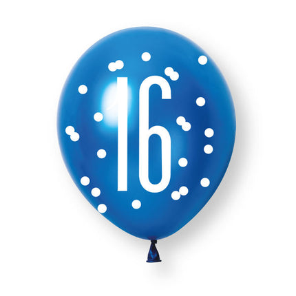 16 Jaar Ballonnen 30cm 6st