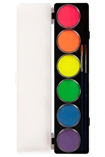 Hobby Watercolor Neon Palet 10gr 6st van PXP Professional Colours koop je bij Partywinkel