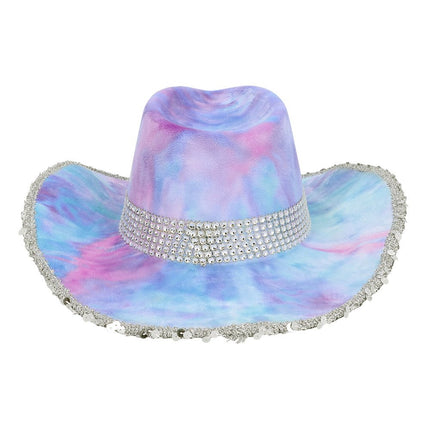 Hoed cowboy Darling lila van Boland koop je bij Partywinkel