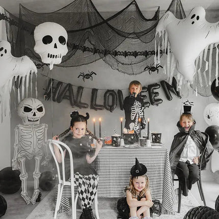 Hoed Haarband Zwart Met Vleermuizen van Partydeco koop je bij Partywinkel