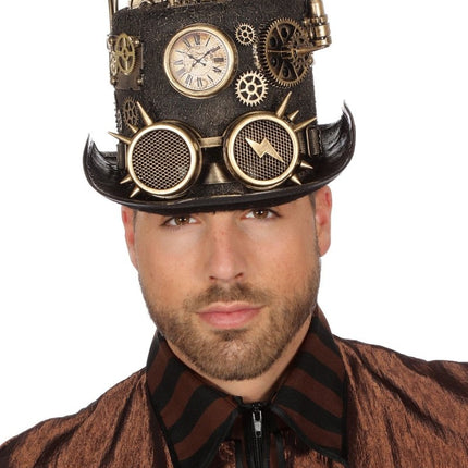 Hoed Steampunk Met Licht van Wilbers & Wilbers koop je bij Partywinkel