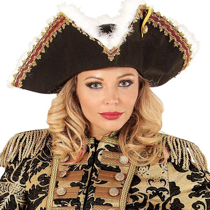 Hoed Tricorn Kapitein van Widmann koop je bij Partywinkel